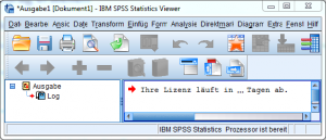 Screenshot-SPSS-Ausgabefenster-Ihre-Lizenz-läuft-in-4-Tagen-ab_2014_11_27