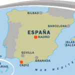Lage von Cádiz